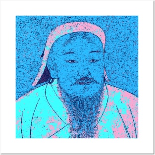 Genghis Khan Portrait 79 Posters and Art